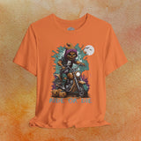 Halloween Biker Crew Neck TShirt