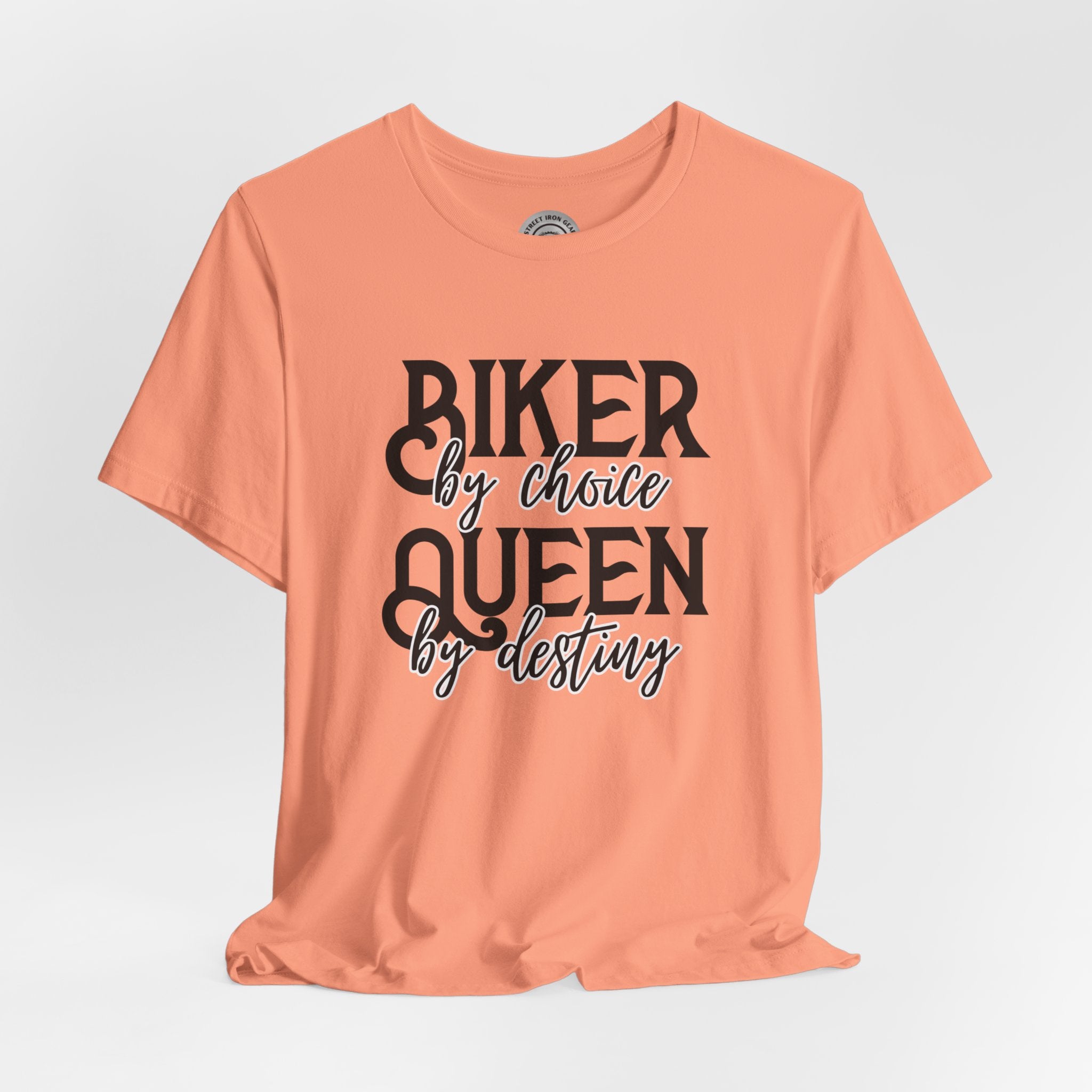 Ladies Biker-Themed Crew Neck TShirt