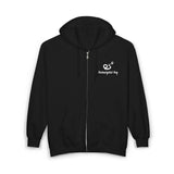 Motorcyclist Map Unisex Zip Hoodie (2-sided print)