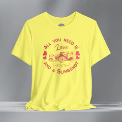 Ladies Boho Heart SlingShot Crew Neck TShirt