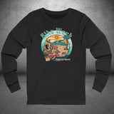 Daytona Bike Week 2025 Vintage Skull Long Sleeve Crew Neck TShirt