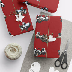 Can-Am Spyder Gift Wrap - Red Three-Wheel Touring Design