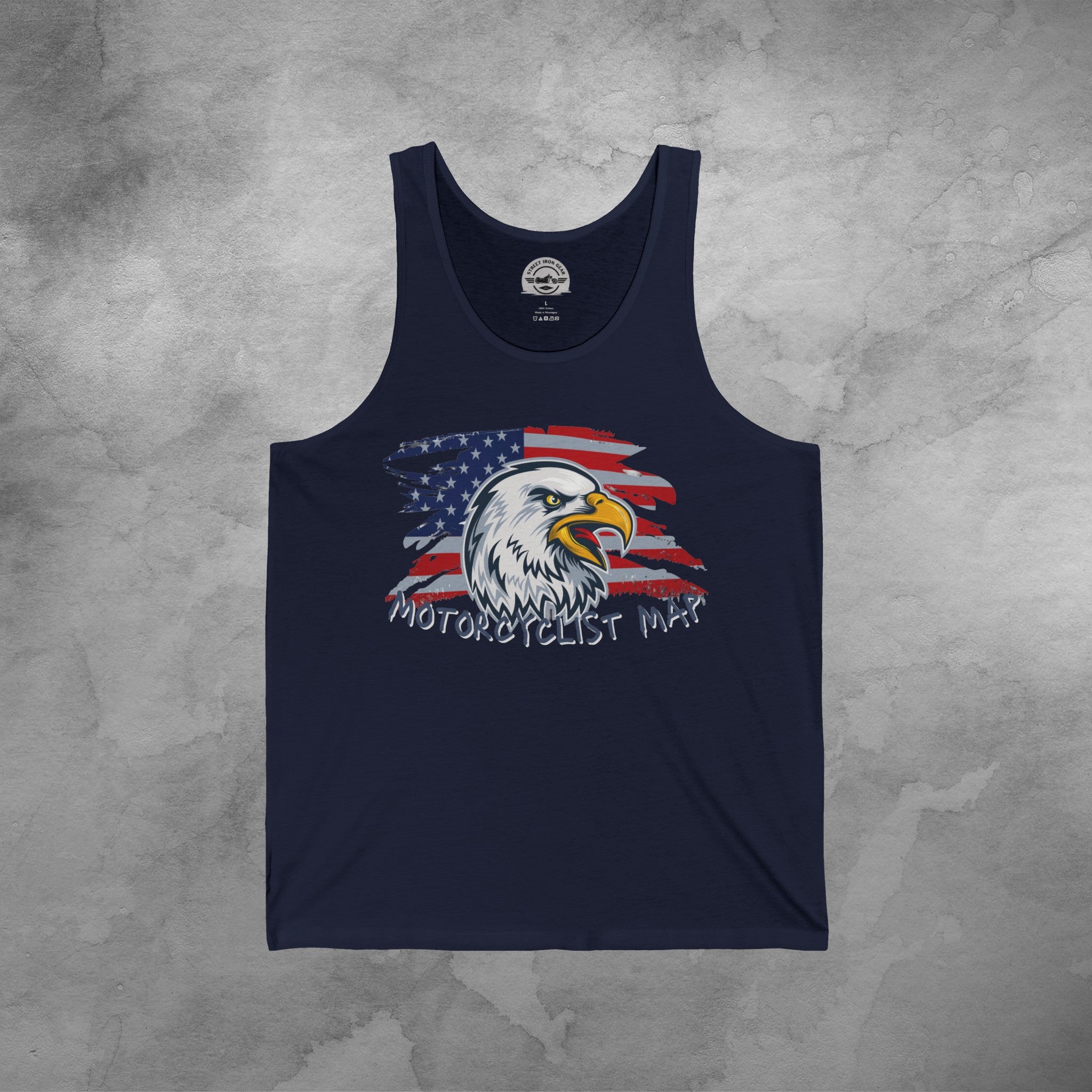 Motorcyclist Map Jersey Tank