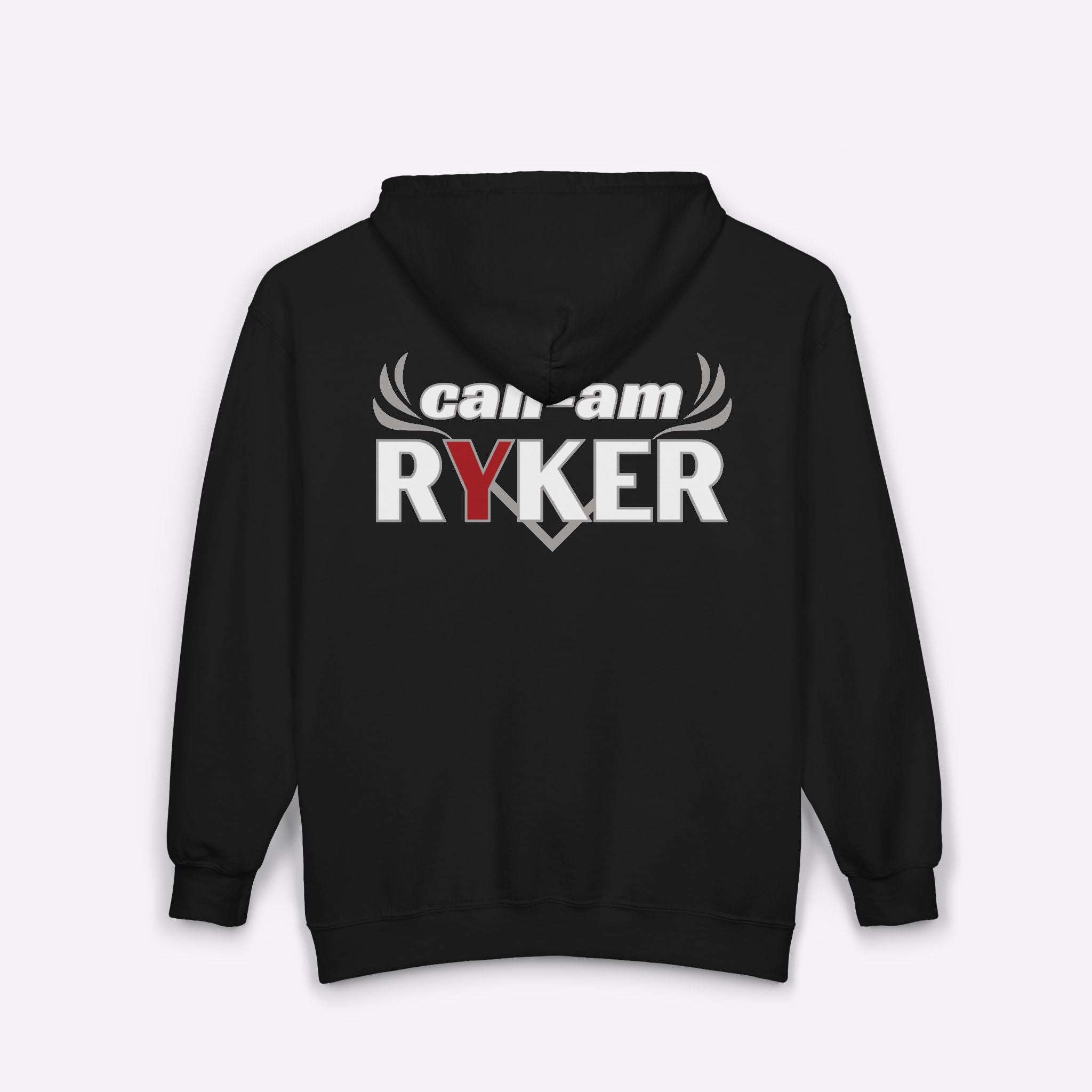 Can-Am Ryker Winged Logo Zip-Up Biker Hoodie