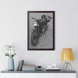 Vintage Motorbike Framed Poster