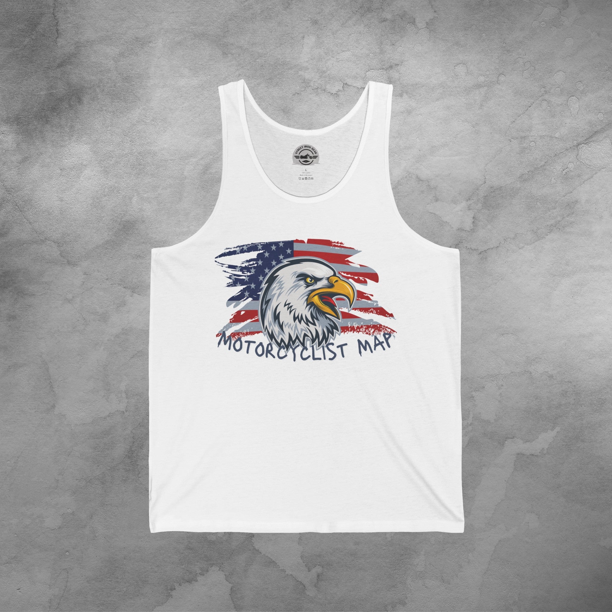 Motorcyclist Map Jersey Tank