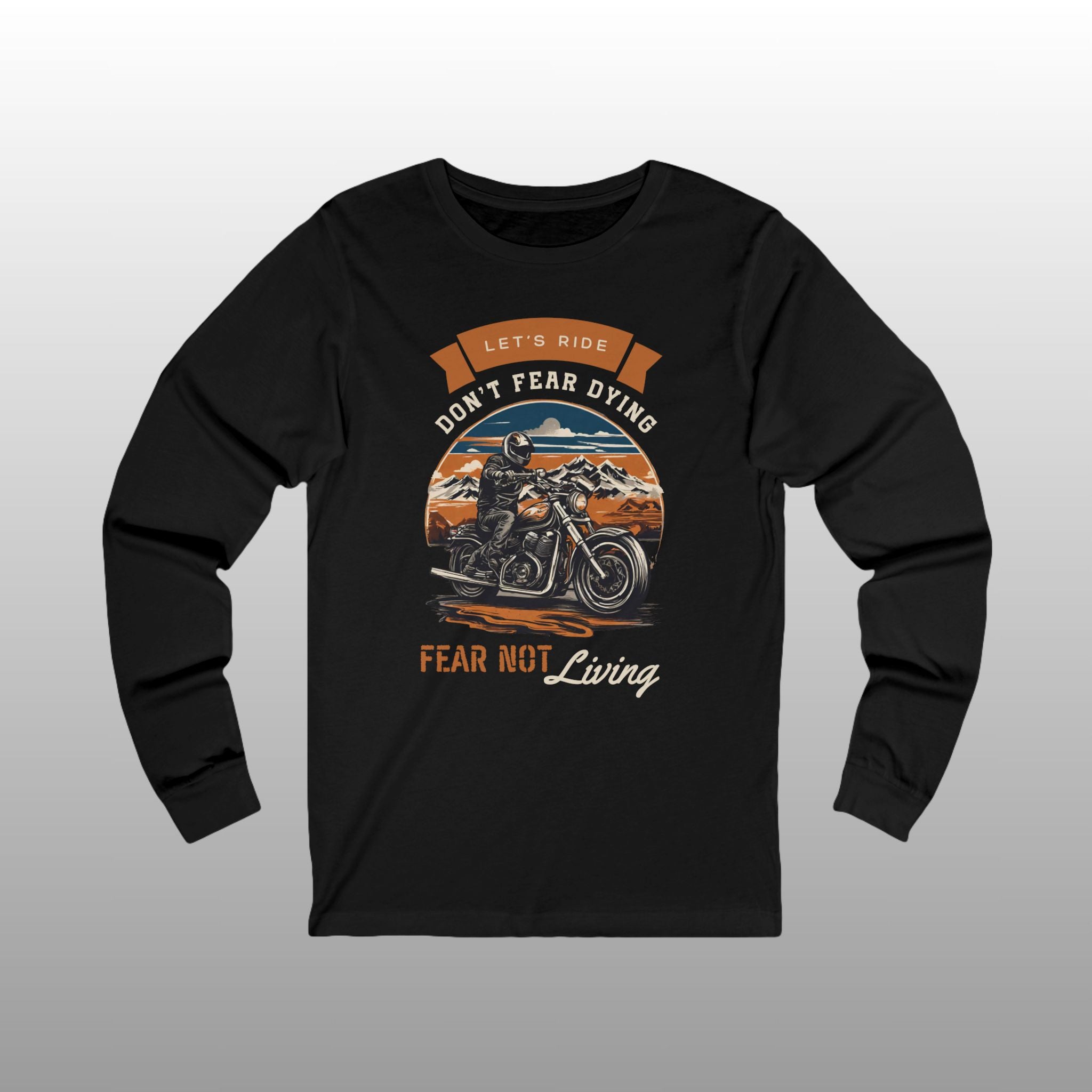 Motorcycle Culture Long Sleeve Crew Neck TShirt