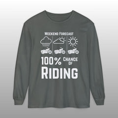 Motorcycle Weekend Forecast Long Sleeve TShirt