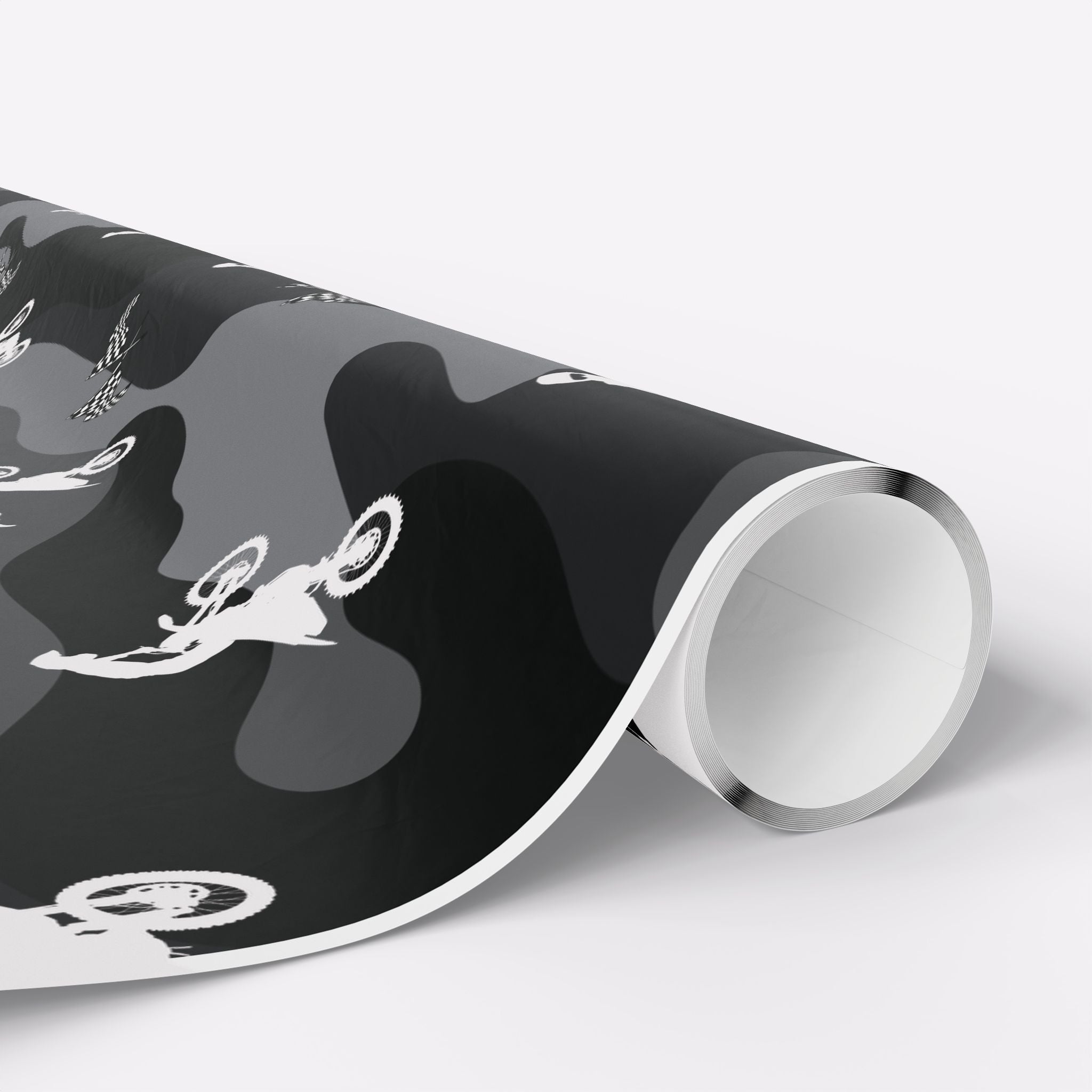 Camo Motocross Dirt Bike Gift Wrap
