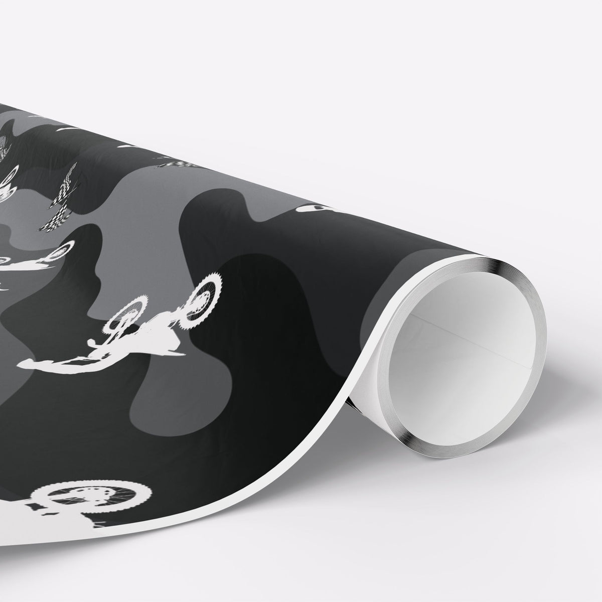 Camo Motocross Dirt Bike Gift Wrap