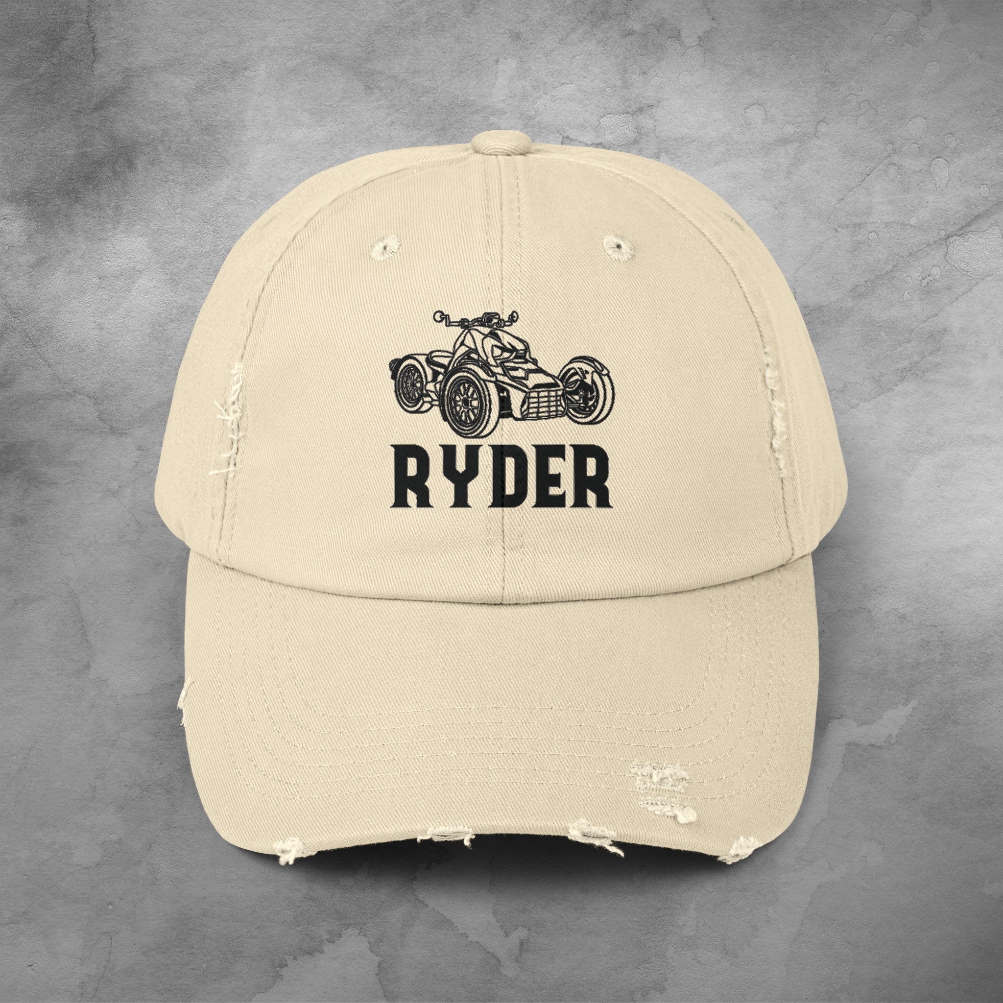 CanAm Ryker Ryder Unisex Distressed Cap