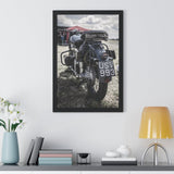 Vintage Motorcycle Framed Poster