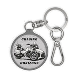 Chasing Horizons Spyder Motorcycle Acrylic Keychain