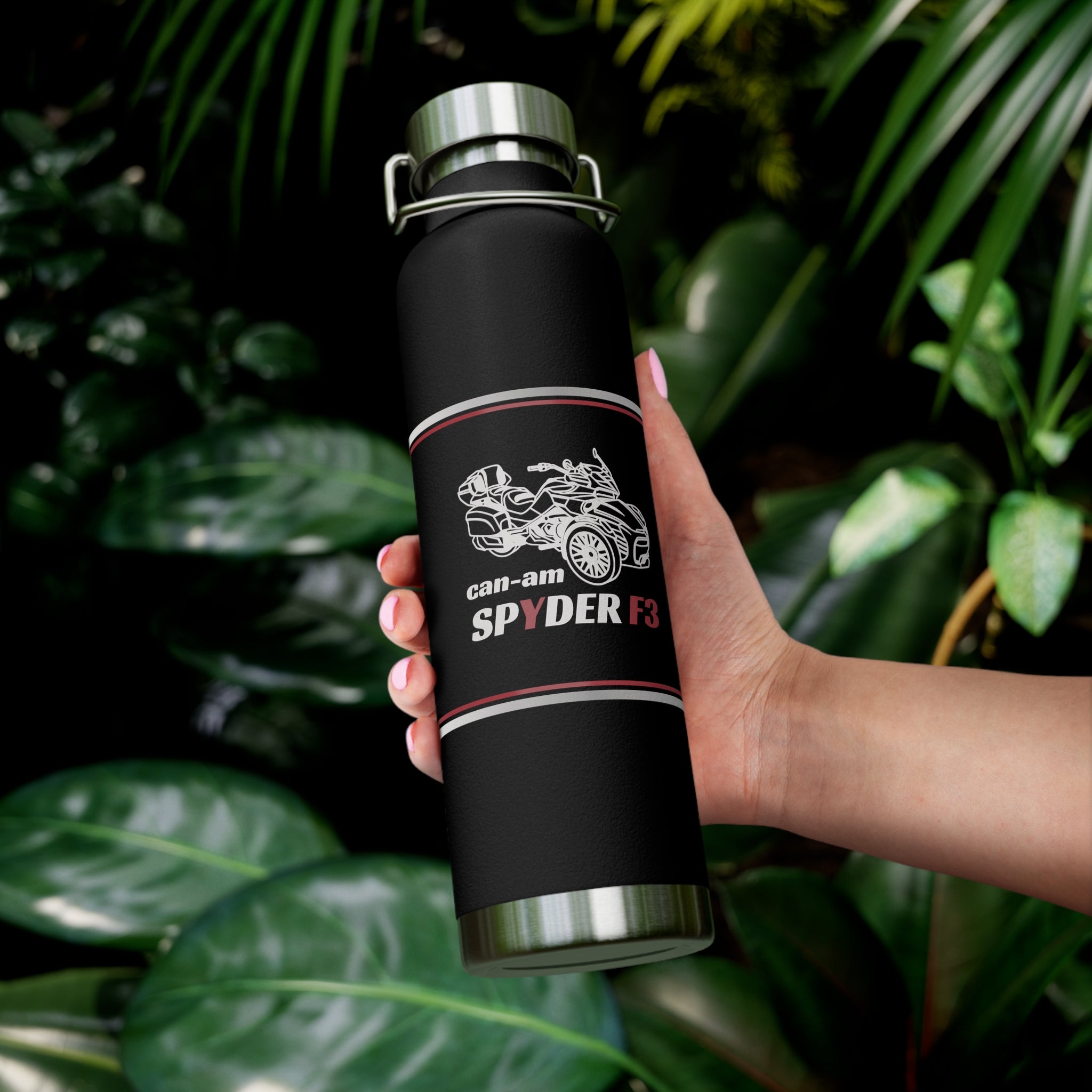 Can-Am Spyder F3 Copper Vacuum Insulated Bottle, 22oz