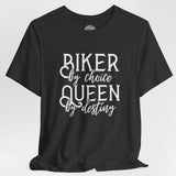 Ladies Biker-Themed Crew Neck TShirt