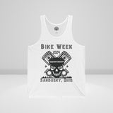 Ohio Bike Rally 2024 Tiki Skull Unisex Jersey Tank