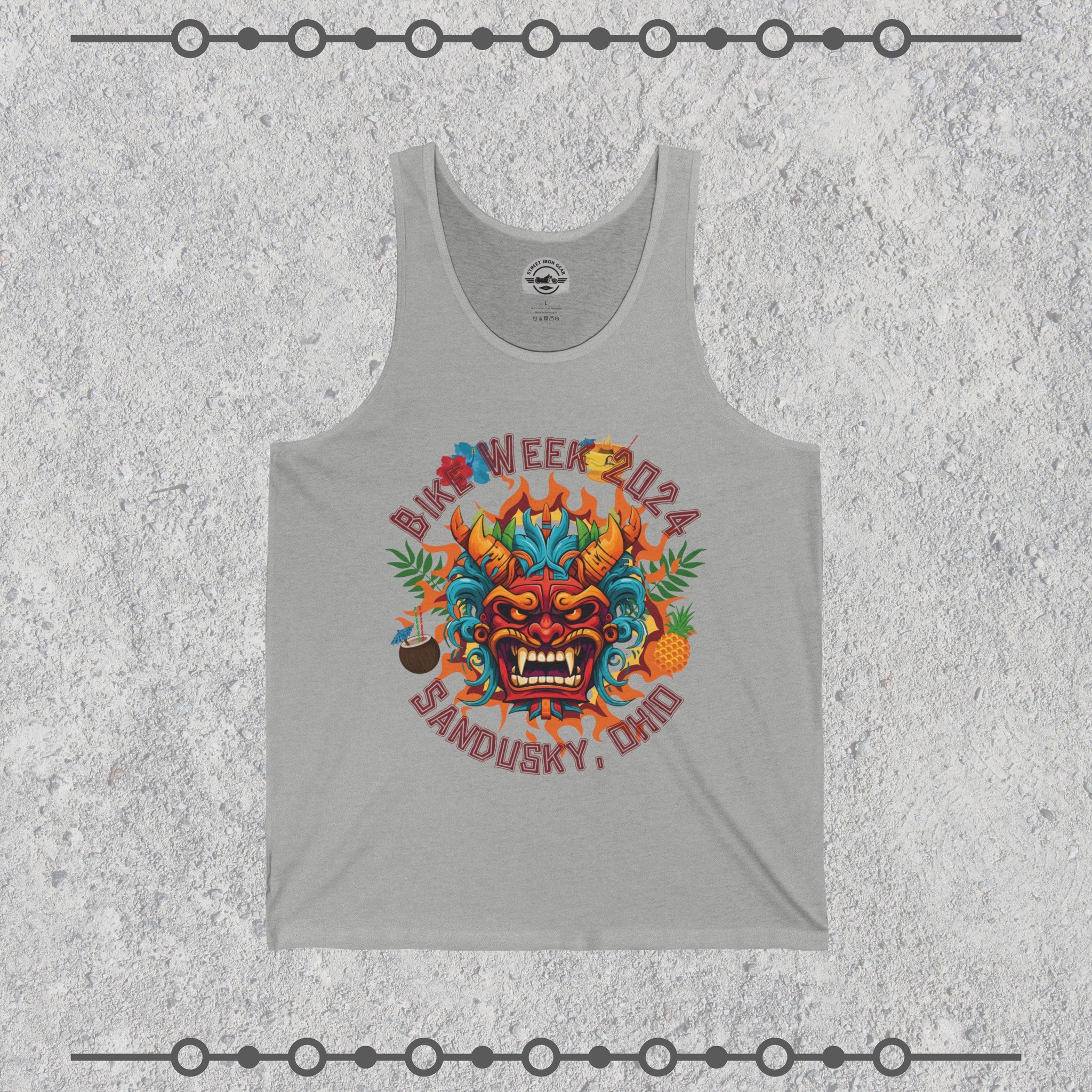 Ohio Bike Rally 2024 Tiki Demon Jersey Tank