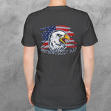 Motorcyclist Map - American Since 1776 Crew Neck TShirt