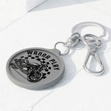 Wanna Play Acrylic Motorcycle Keychain