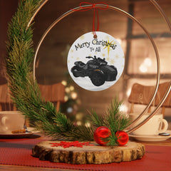 Can-Am Spyder F3 Aluminum Christmas Ornament