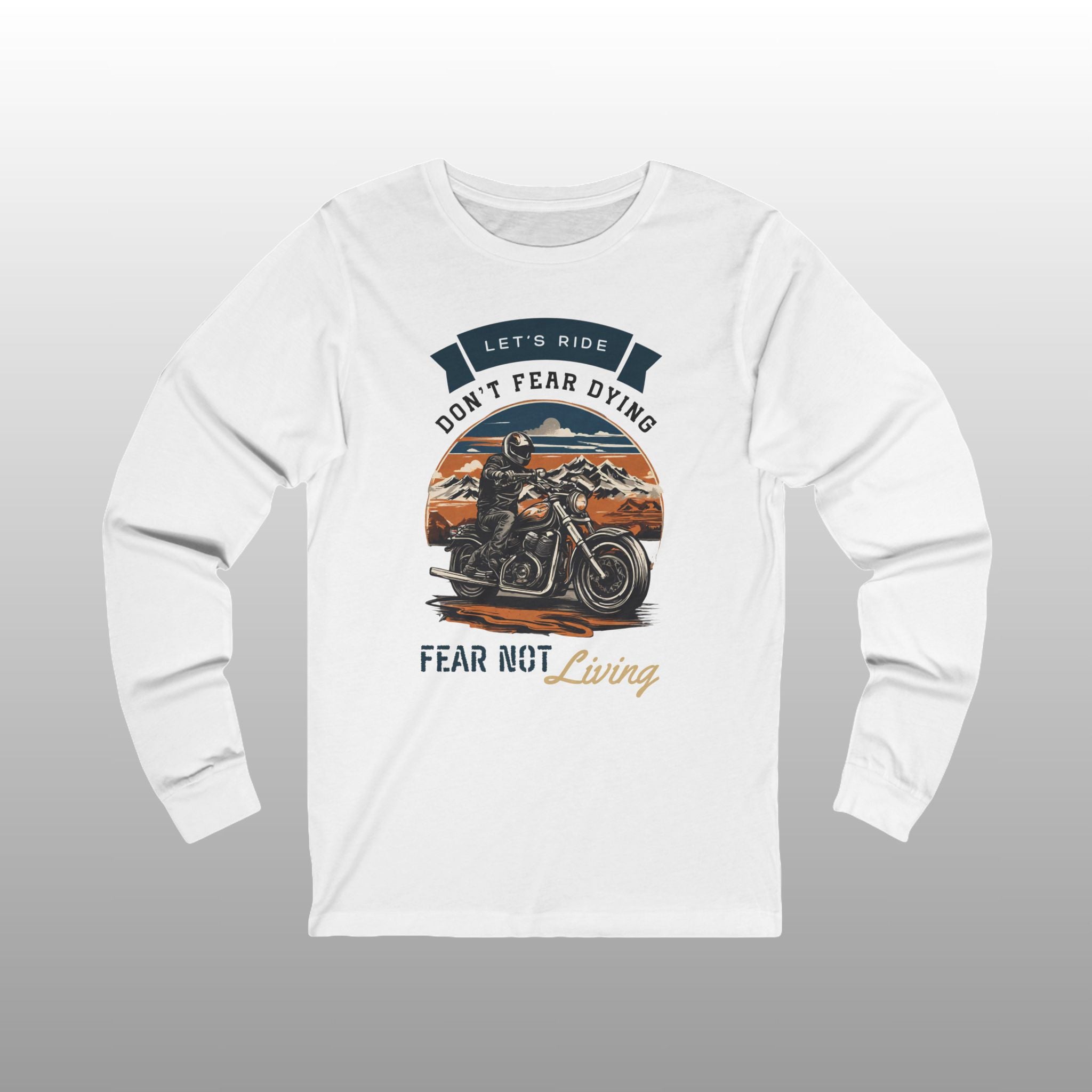 Motorcycle Culture Long Sleeve Crew Neck TShirt