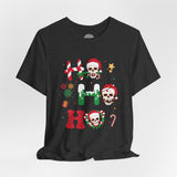 Funny Christmas Skull Crew Neck TShirt