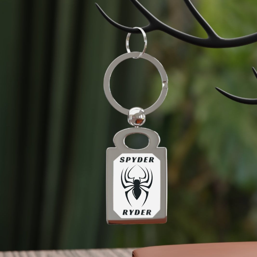 Spyder Ryder Metal Motorcycle Keychain