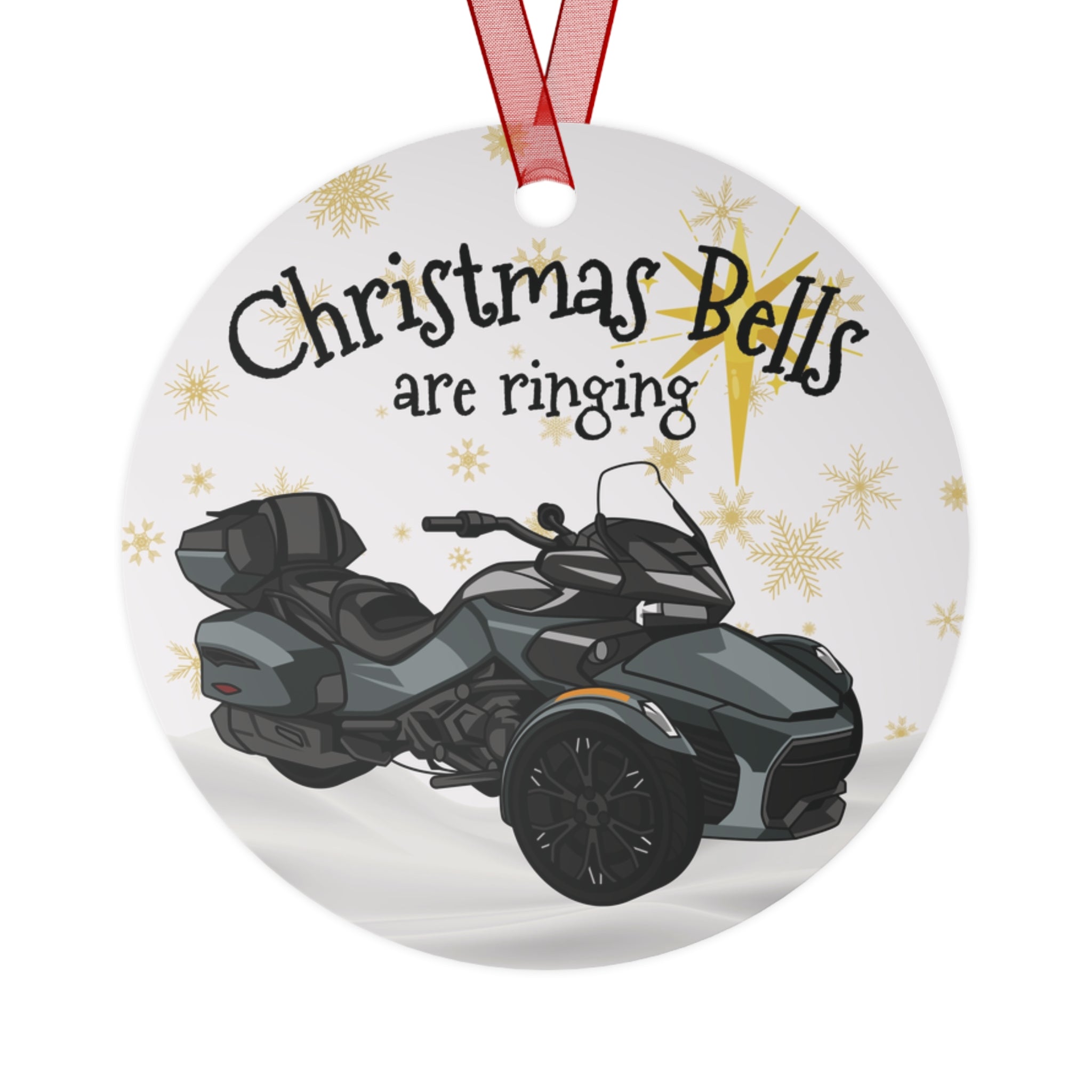 Can-Am Spyder F3-L Aluminum Christmas Ornament