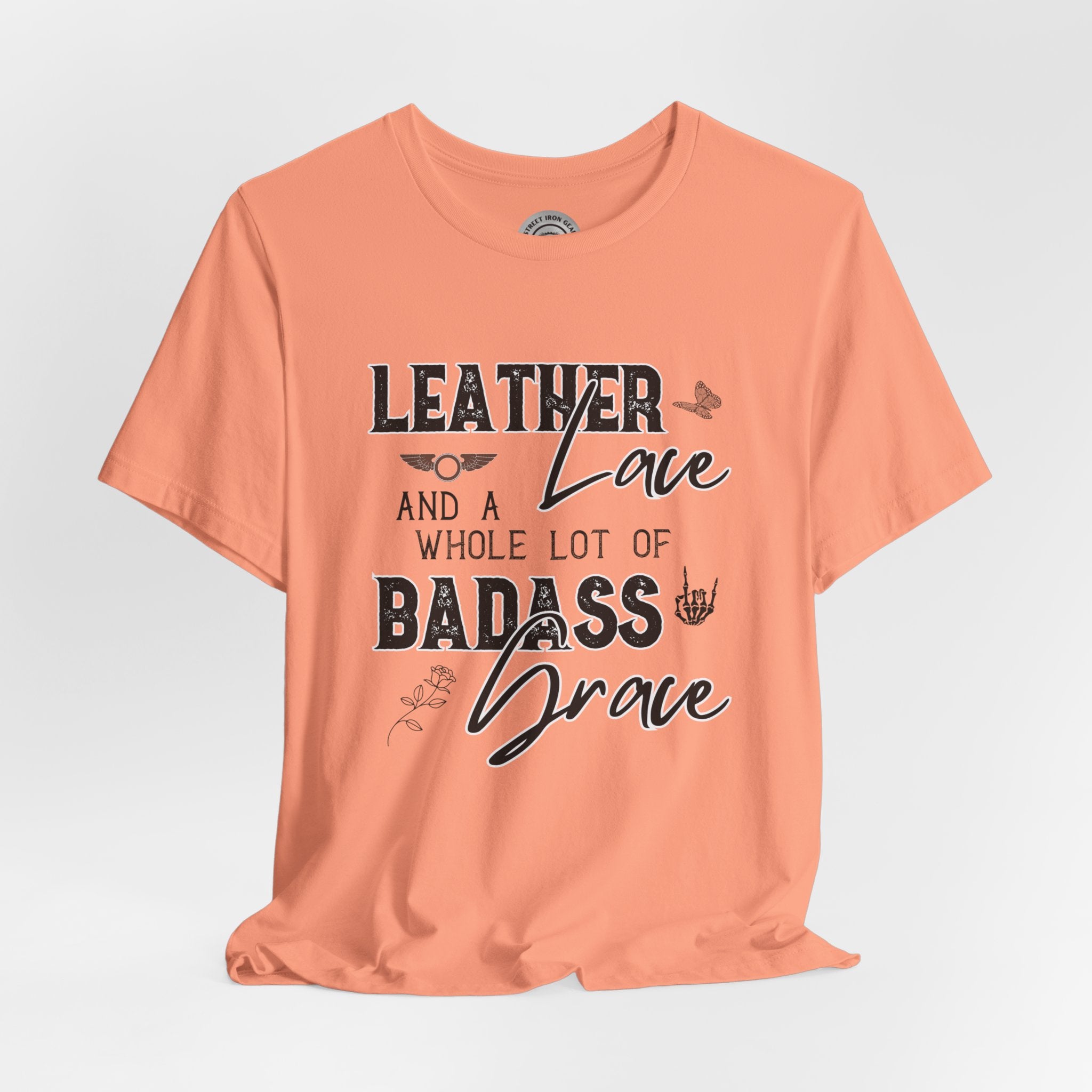 Ladies Biker Vibe Crew Neck TShirt