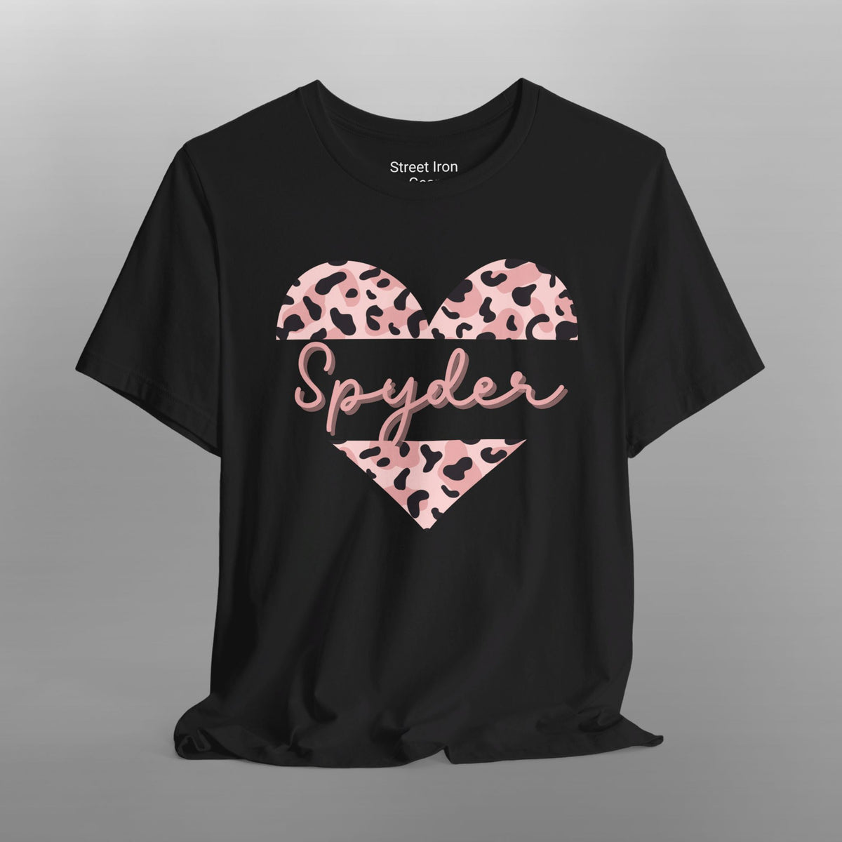 Can-Am Spyder Animal Print Heart Crew Neck TShirt