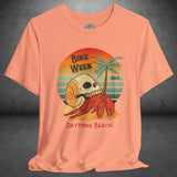 Daytona Bike Week 2025 Retro Skull Crew Neck TShirt