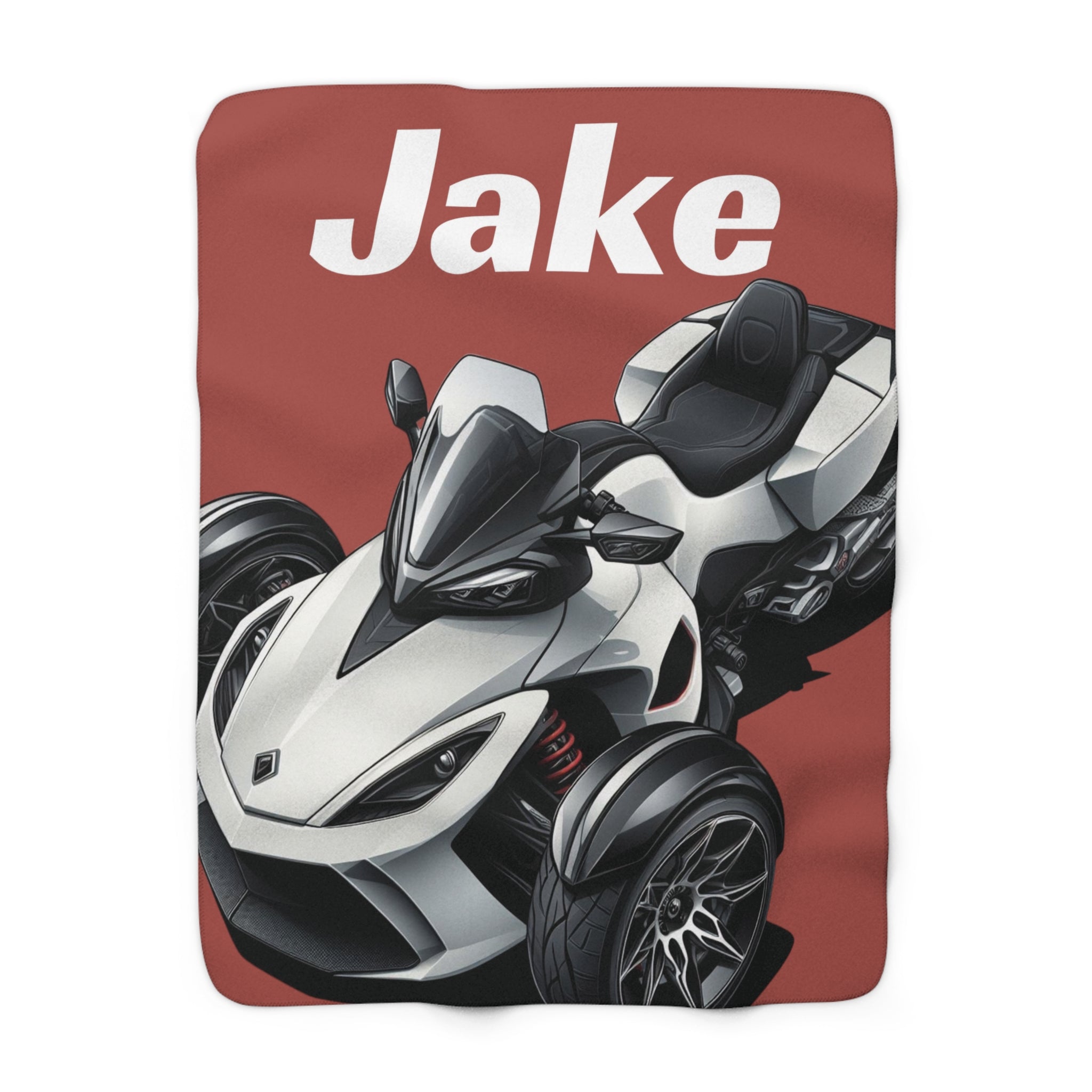 Can-Am Spyder Sherpa Fleece Blanket (Customizable)