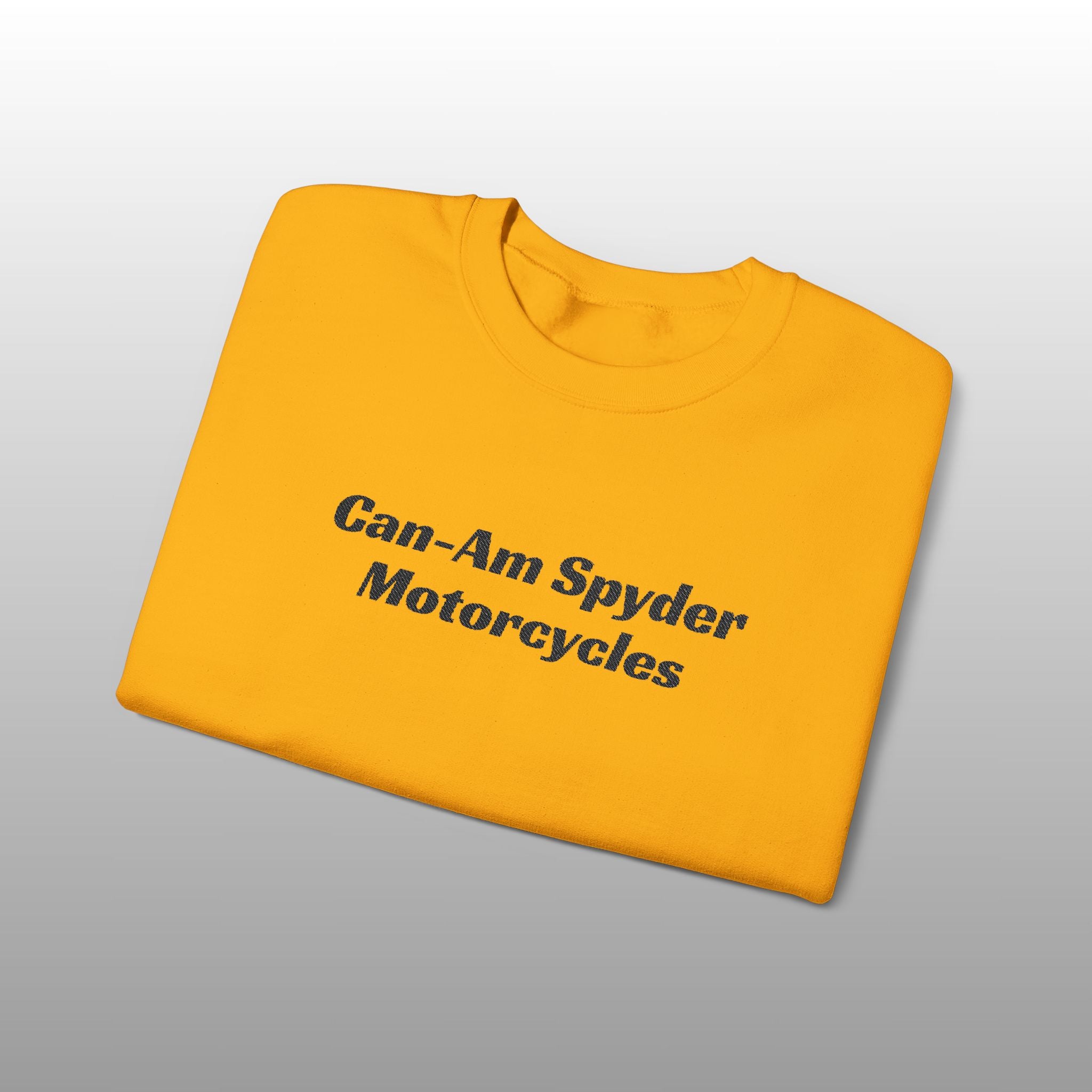 Can-Am Spyder Motorcycle Embroidered Crew Neck Sweatshirt