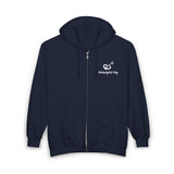 Motorcyclist Map Unisex Zip Hoodie (2-sided print)