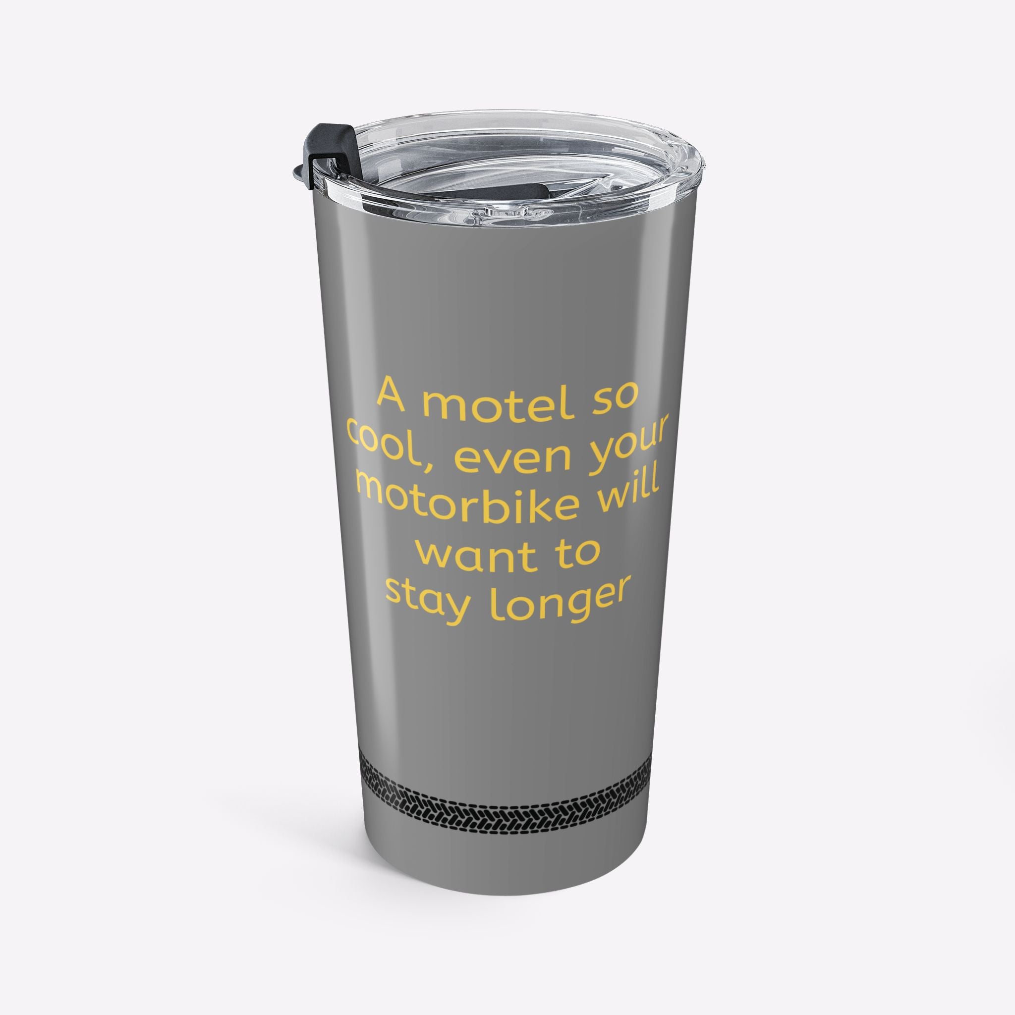 Motorcycle Inn Biker Motel Insulated Travel Mug