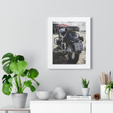 Vintage Motorcycle Framed Poster