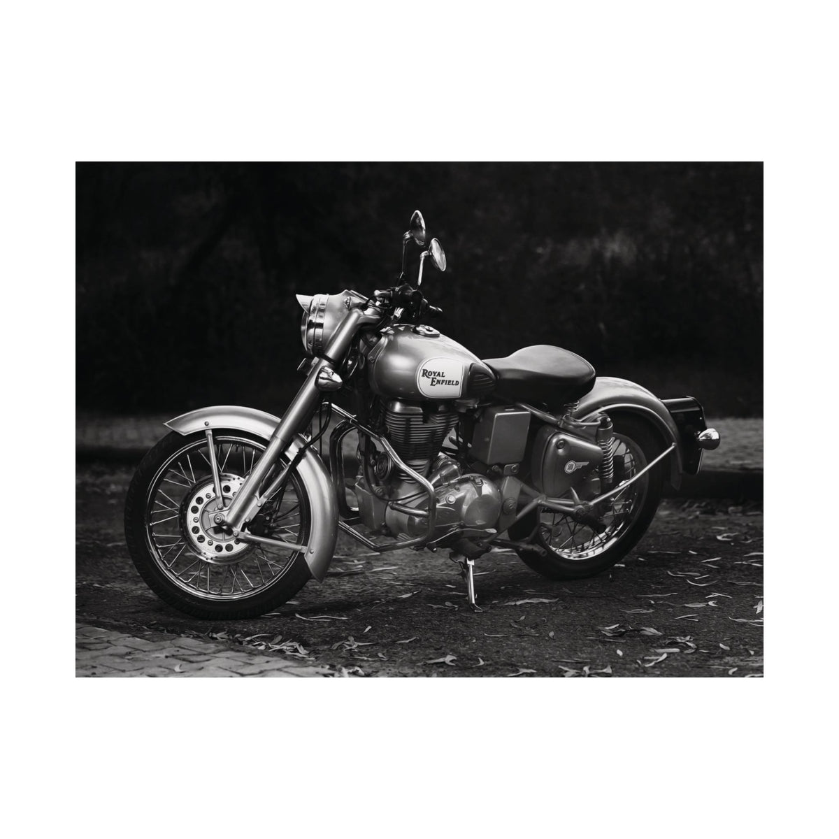 Royal Enfield Motorcycle Poster Print
