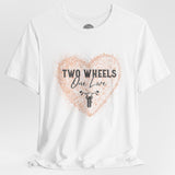 Ladies Motorcycle Love Crew Neck TShirt