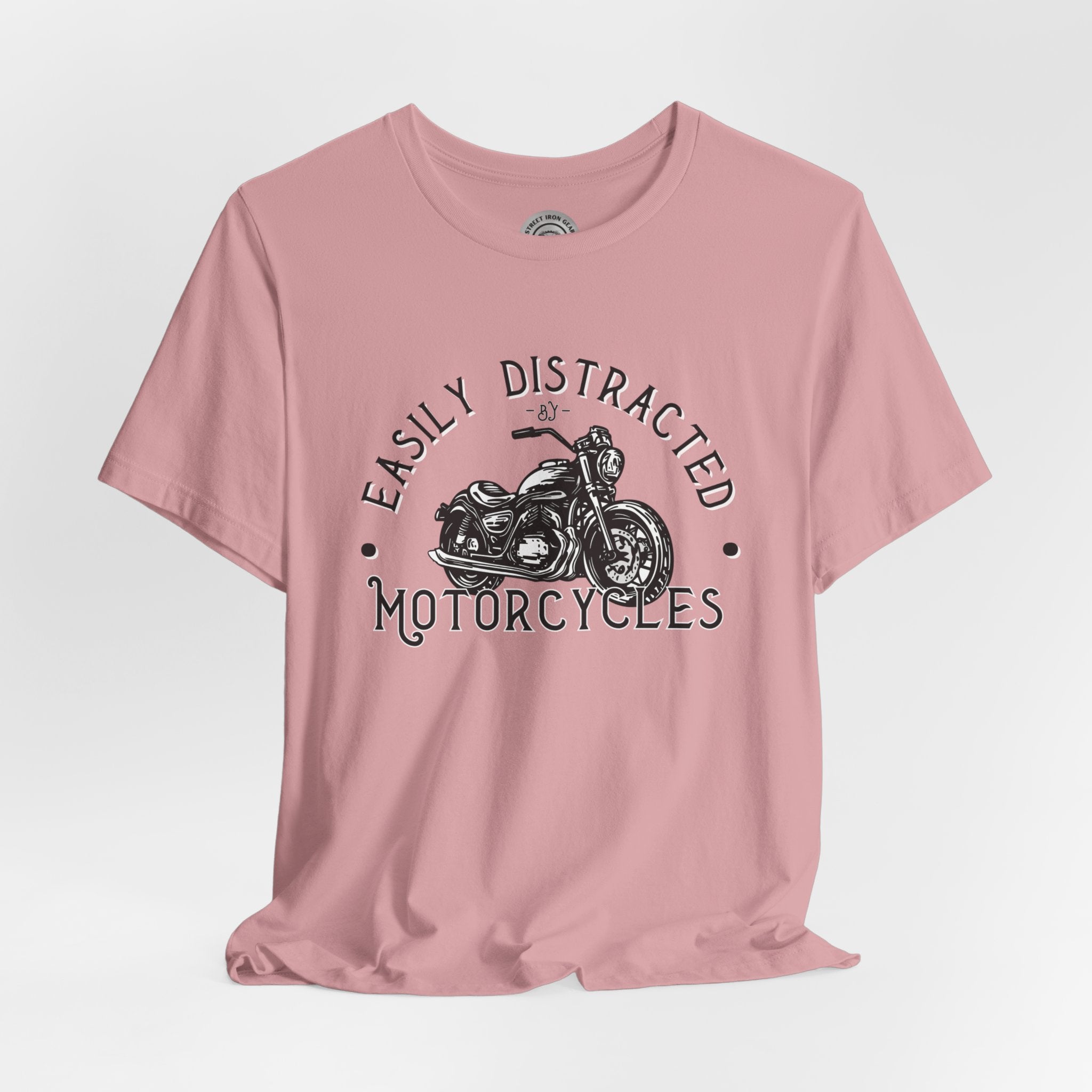 Funny Motorcycle Crew Neck TShirt