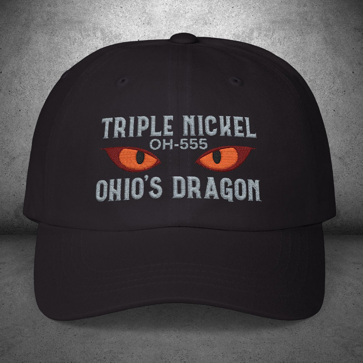 OH-555 Triple Nickel Embroidered Classic Dad Cap