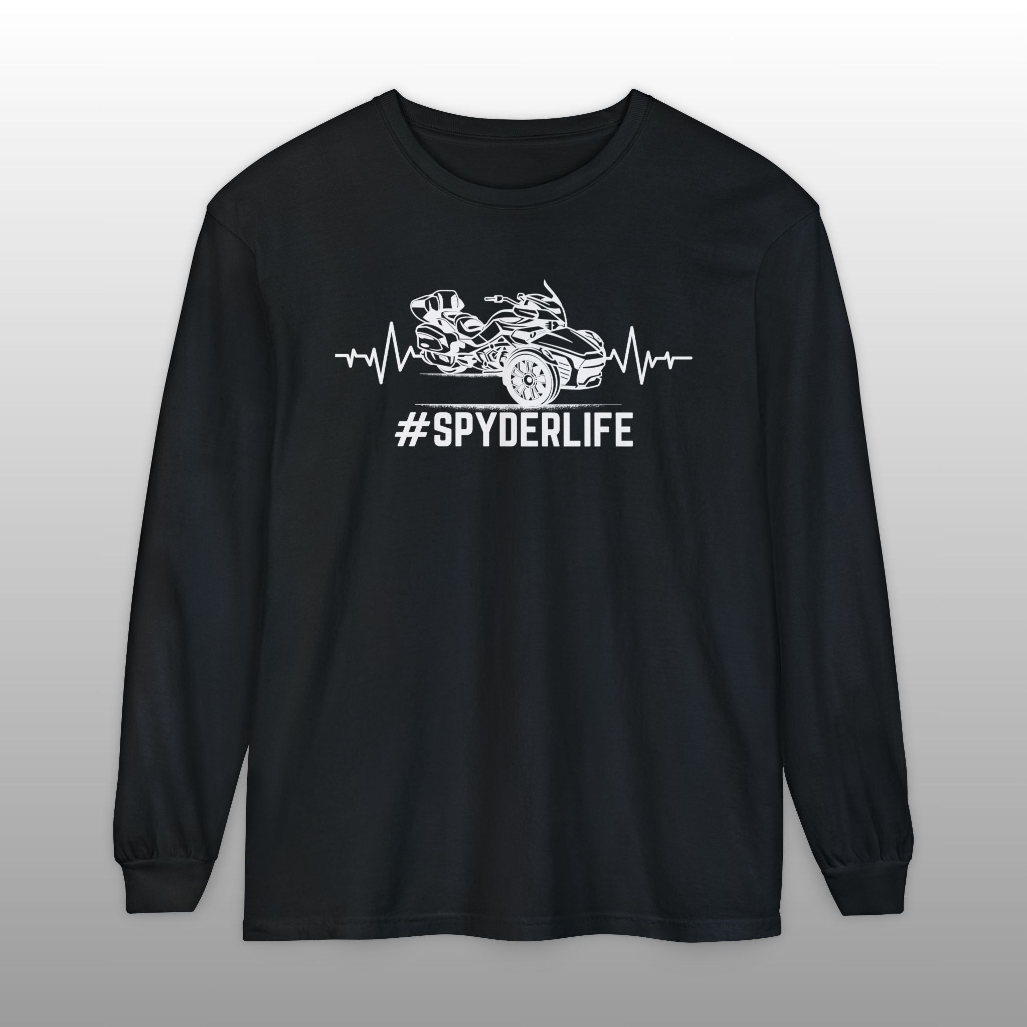 Can-Am Spyder F3 #SPYDERLIFE Long Sleeve Graphic TShirt