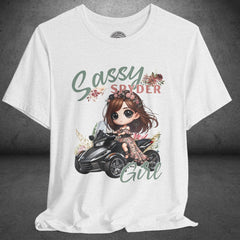 Sassy Spyder Girl Crew Neck TShirt
