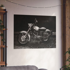 Royal Enfield Motorcycle Poster Print