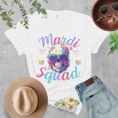 Mardi Squad - Mardi Gras Themed Premum Crew Neck TShirt