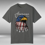 American Since 1776 Eagle Flag Crew Neck TShirt