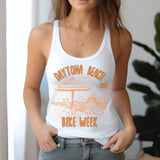 Daytona Beach Biker Week 2024 Womens Racerback Tank Top