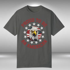 Proud to be an American Eagle Flag Crew Neck TShirt