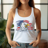 Motorcyclist Map Racerback Tank Top