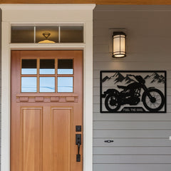Motorcycle Metal Wall Art
