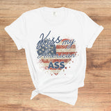 Kiss my American Ass Premium Crew Neck TShirt